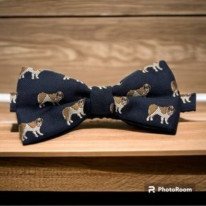 Janie & Jack Bow tie with dogs